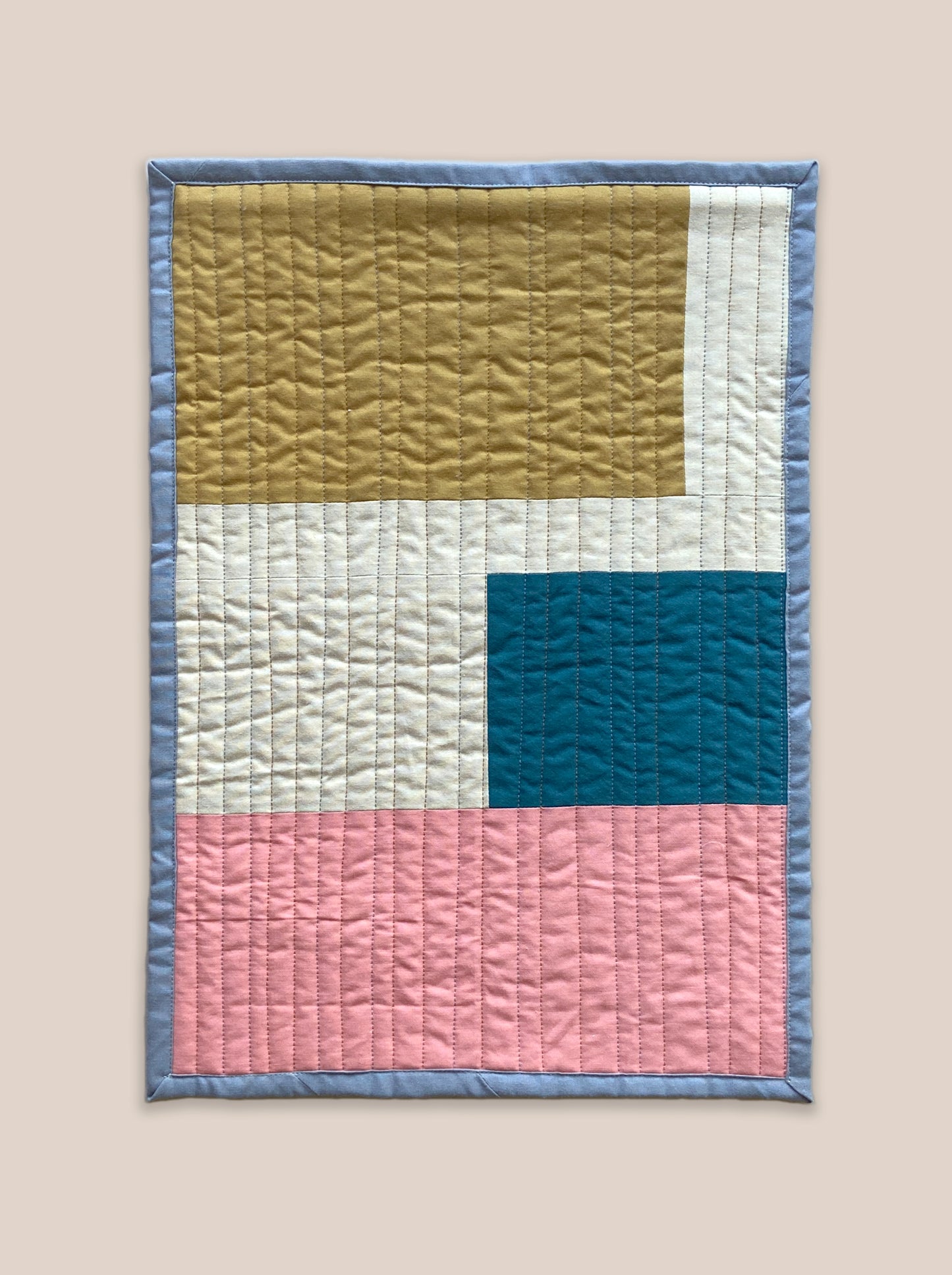 Geometric Patchwork Wall Quilt