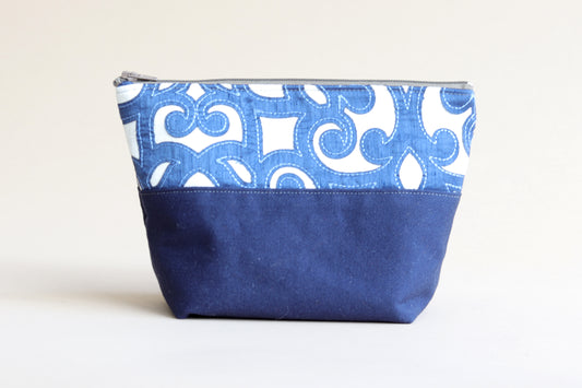 Upcycled Fabric Zipper Pouch