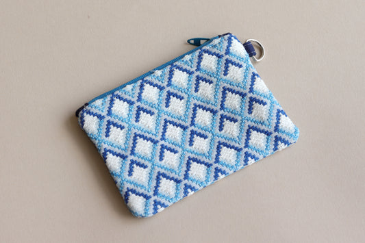 Upcycled Fabric Zipper Wallet