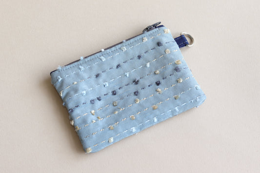 Upcycled Fabric Zipper Wallet